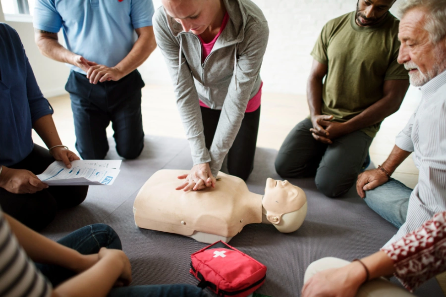 CPR training